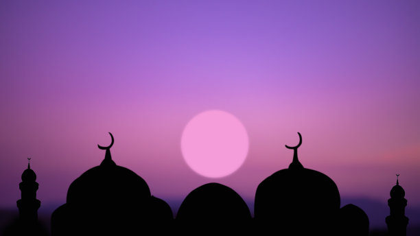 斋月、开斋节、新年伊斯兰教的象征图片下载