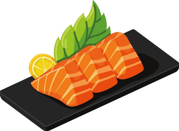 日本鲜鲑鱼食品图片下载