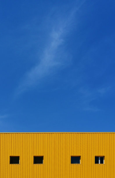 黄色和蓝色的创造性对比设计图片下载