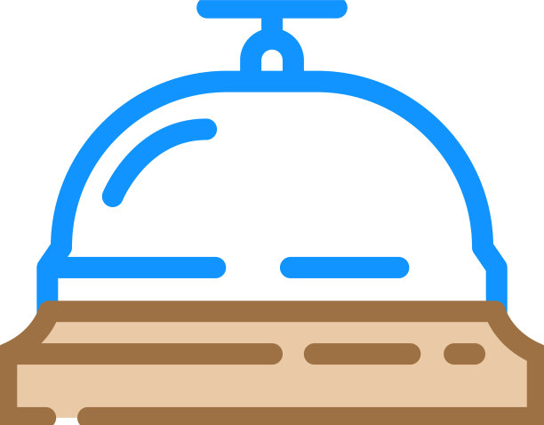 酒店钟颜色图标图片下载