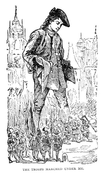 《男人走在小人物的队伍中》，《格列佛游记系列》图片下载