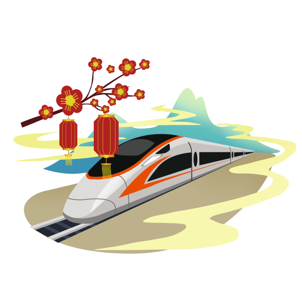 春运火车图片下载