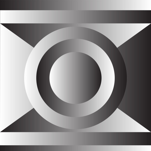 抽象黑白3d圆形背景设计图片下载