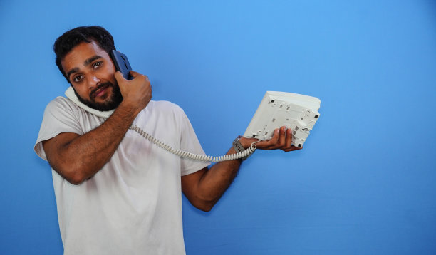 忙人多用途的工作形象图片下载