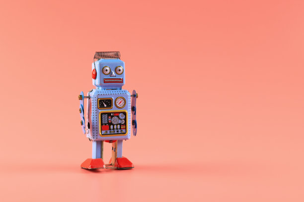 复古锡玩具机器人图片下载