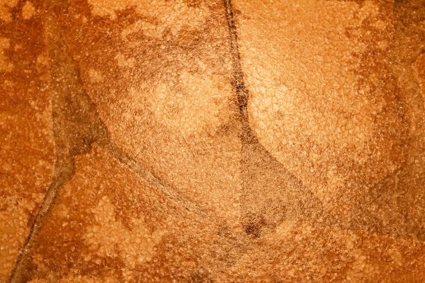 橙色色调的冰冻石瓦纹理。图片下载