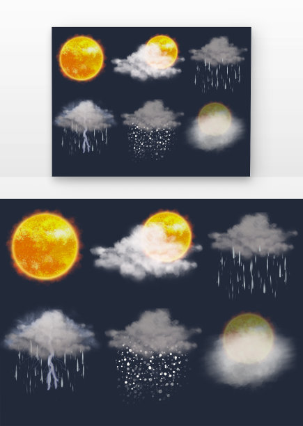 国际气象节气候元素图片下载