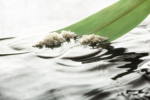 创意摄影，粽子制作，中国传统美食图片下载