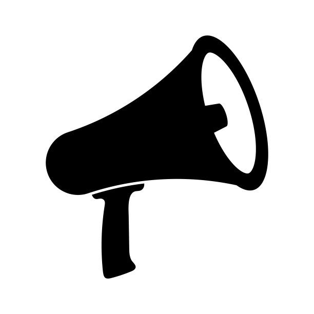 扩音器图标设计模板矢量图图片下载