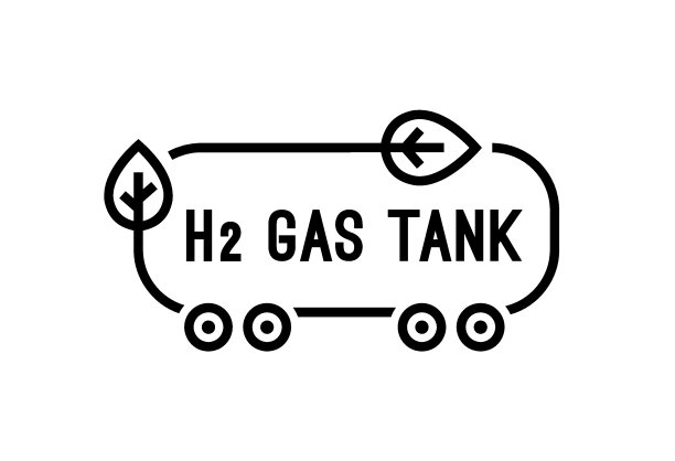 黑色制氢符号。可编辑的矢量图图片下载