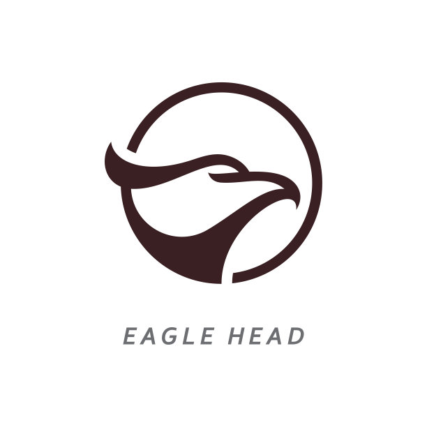 鹰头标志矢量插图设计图片下载