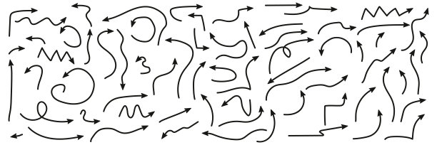 大组箭头图标的业务，横幅，网络信息图形，和其他。向量涂鸦设计图片下载