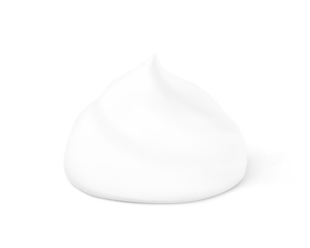 奶油泡沫与现实的阴影。图片下载