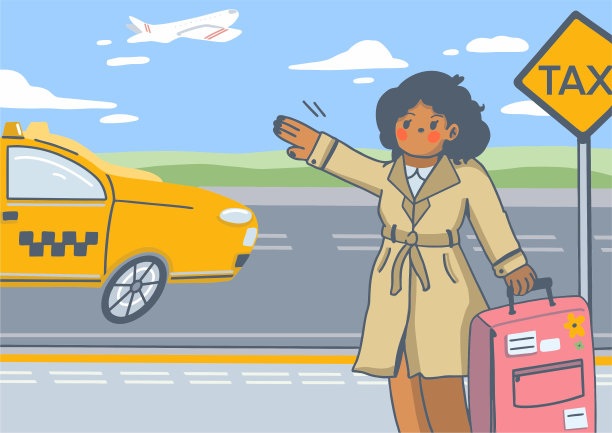 机场出租车图片下载