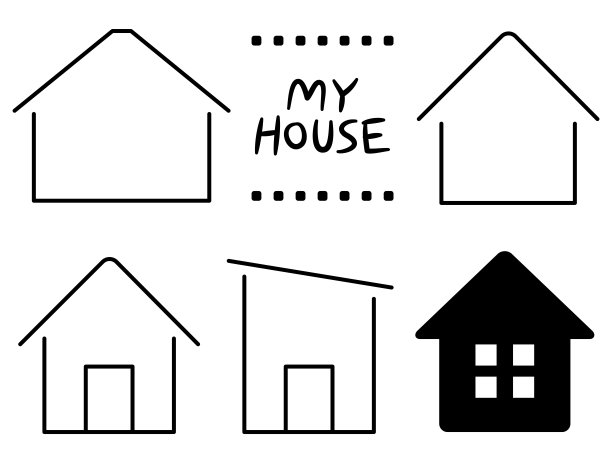 简单的房子图标设置图片下载