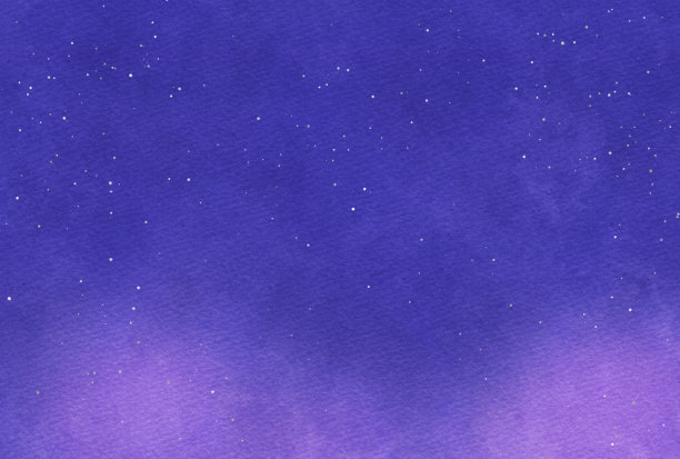 美丽的水彩夜空背景插图图片下载