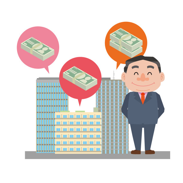 赚取房地产租金收入的男性图片下载