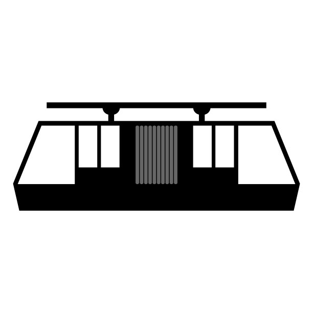 快速列车图标设计模板矢量隔离图片下载