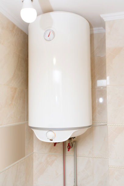 白色热水器浴室里的热水器图片下载