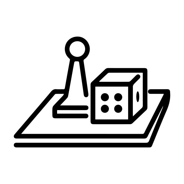 桌游骰子娱乐图标图片下载