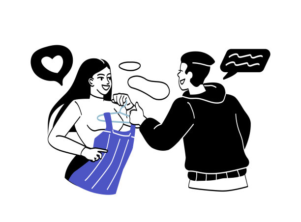 人们在时尚零售商店或精品店买衣服图片下载