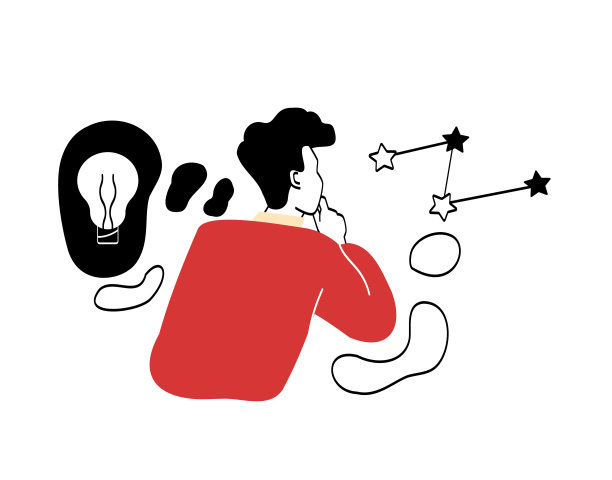 梦幻人物抽象概念图片下载