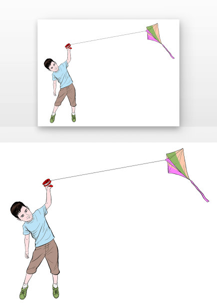 春天立春放风筝图片下载