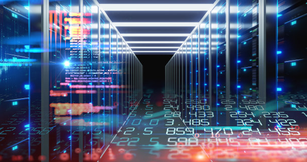 程序代码抽象技术背景下的软件开发和计算机脚本横幅三维插图图片下载