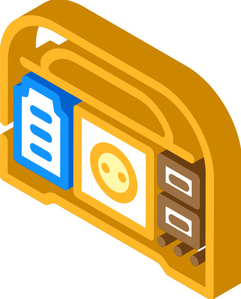 便携式电站等距图标图片下载