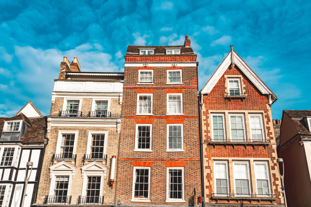 英国剑桥的传统房屋图片下载