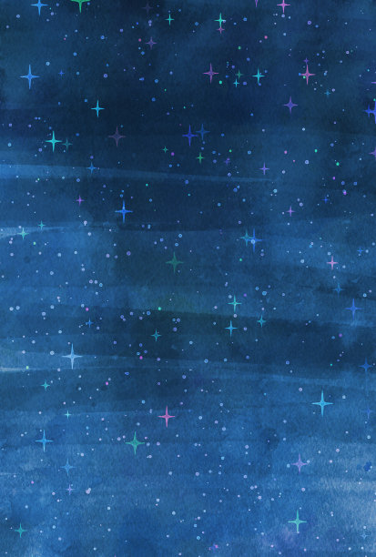 美丽的背景插图与闪闪发光的水彩风格图片下载