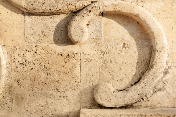 古老的石墙装饰。图片下载