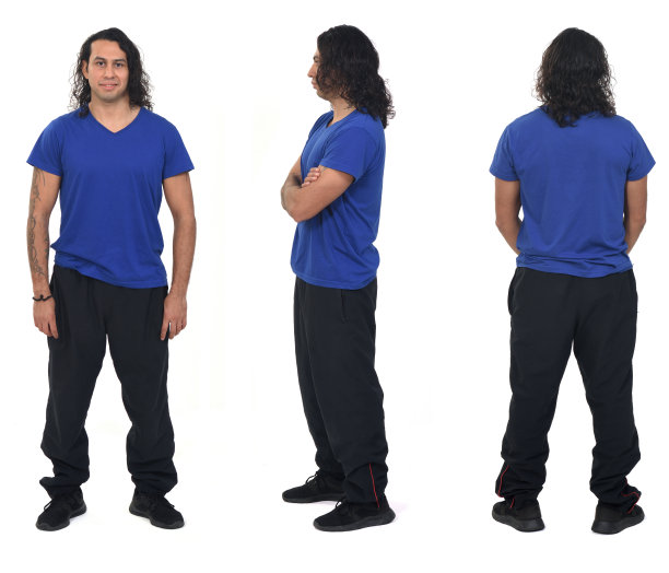 孤立在白色背景下的人图片下载