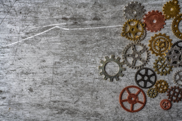 齿轮背景板图片下载