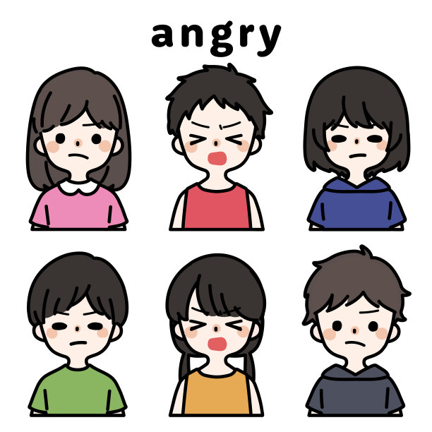 简单和可爱的儿童插图集图片下载