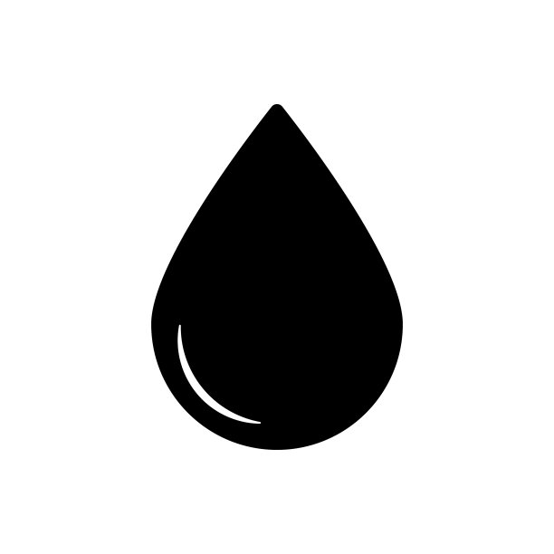 液滴简单的标志图标图片下载