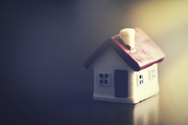 微型房屋模型微距照片图片下载