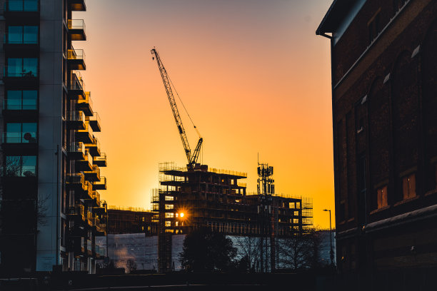 伦敦的建筑工地和发展图片下载