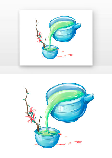 春茶茶壶图片下载