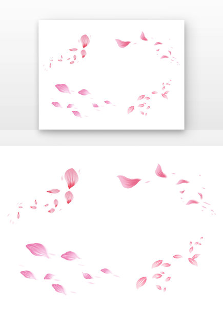 樱花节樱花花瓣飞舞的粉色花瓣图片下载