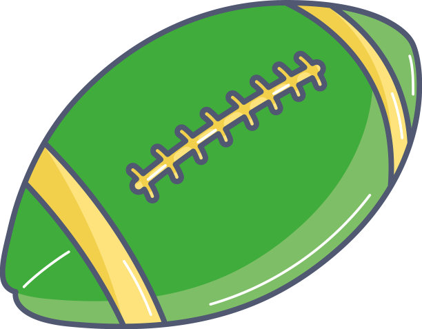 孤立彩色足球玩具图标平面图片下载