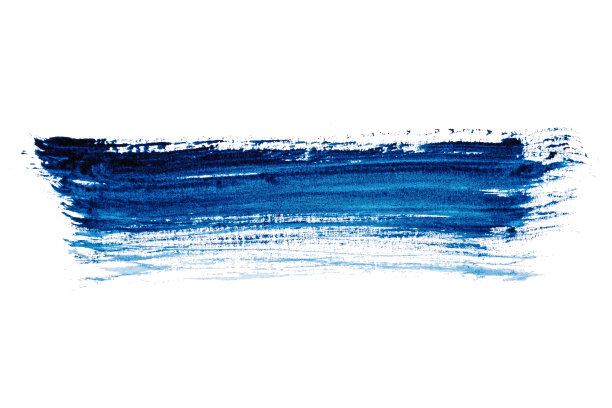 抽象丙烯酸水彩油漆刷笔触纹理孤立在白色背景的标志和横幅。设计、创意和插图。图片下载