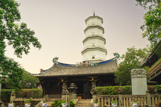 福州定光塔，又名白塔图片下载