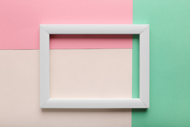 框架在彩色纸的背景图片下载