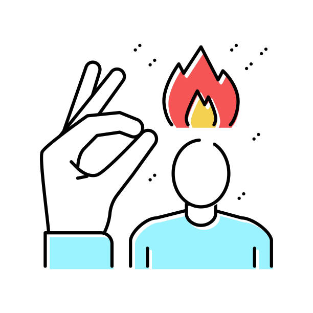 创意软技能颜色图标矢量插图图片下载