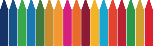 用SDG颜色排列的钢笔进行插图图片下载