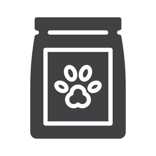 猫粮包装矢量图标图片下载
