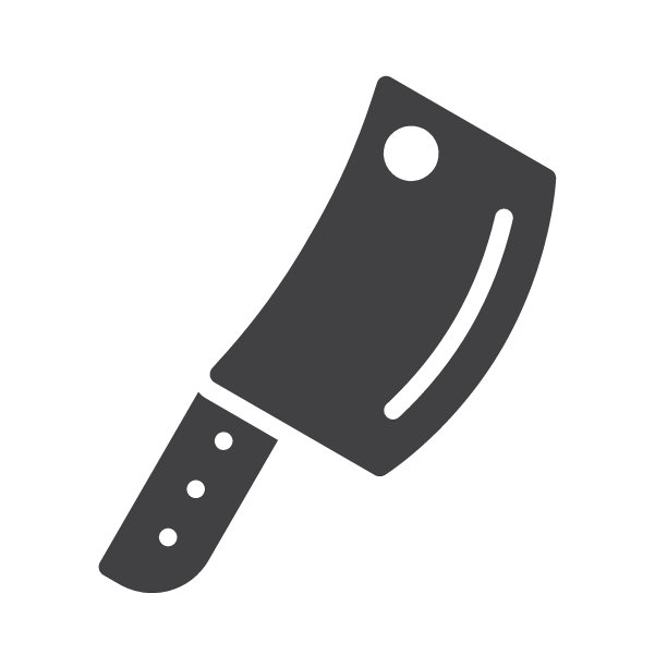 厨房斧矢量图标图片下载