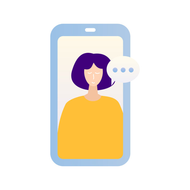 孤立的女性电话交谈图片下载