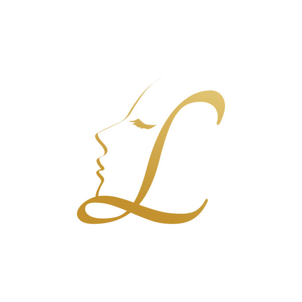 字母L与美脸标志设计图片下载